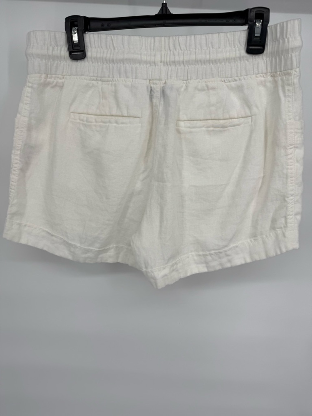 Athleta Cabo Linen 4” Shorts 10 Pull On Drawstring Summer Beach Resort Shorts‎ - Picture 4 of 14
